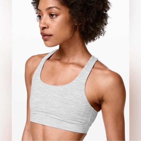 Lululemon Invigorate Bra Long Line In Wee Are From Space Nimbus Battleship 8 - Picture 3 of 10